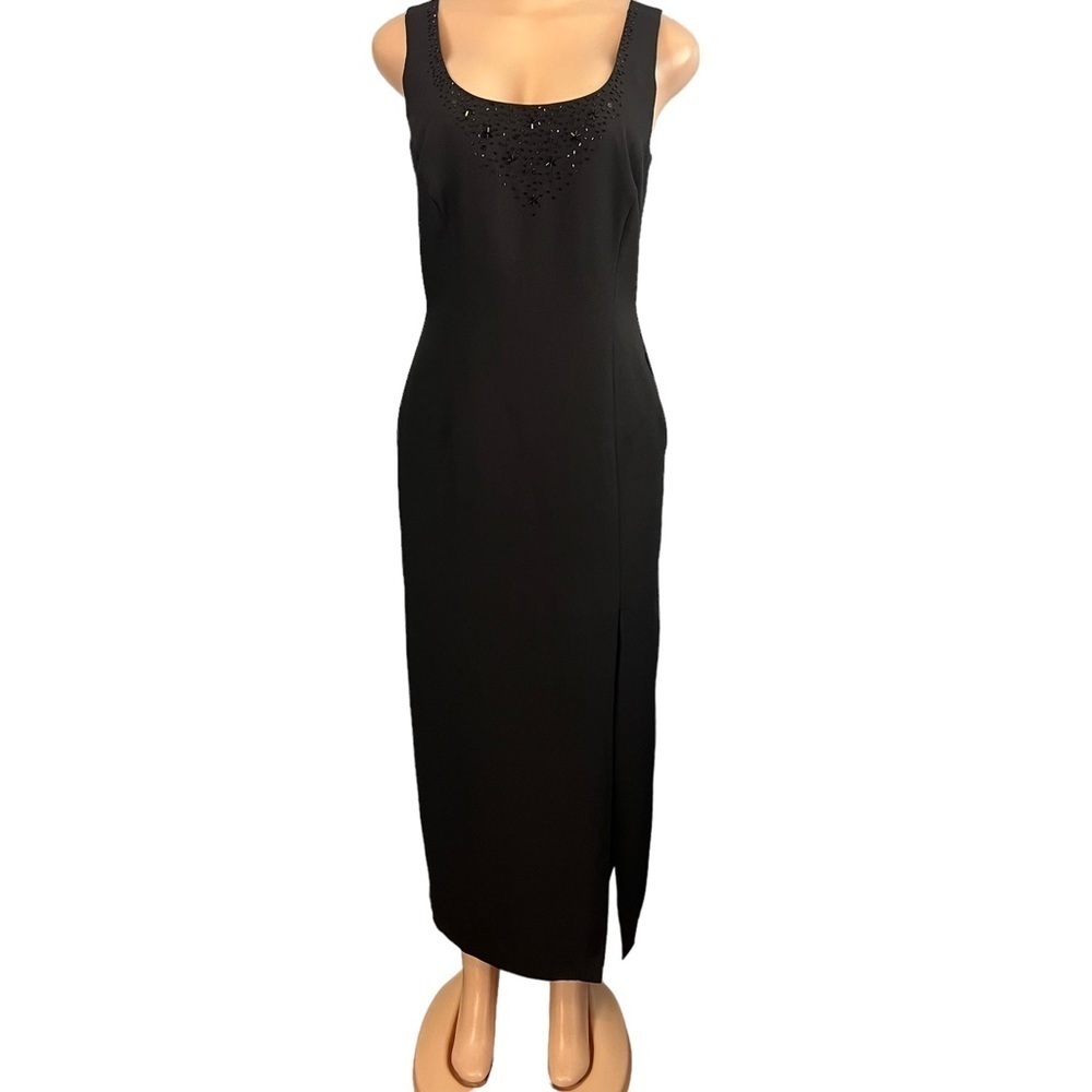 J.R Nites by Caliendo Vintage Black Maxi Dress
